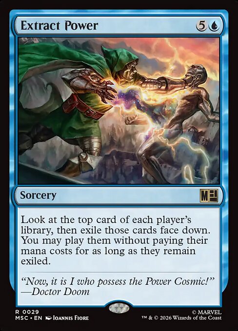 MTG Extract Power MSC 029 Regular Nonfoil