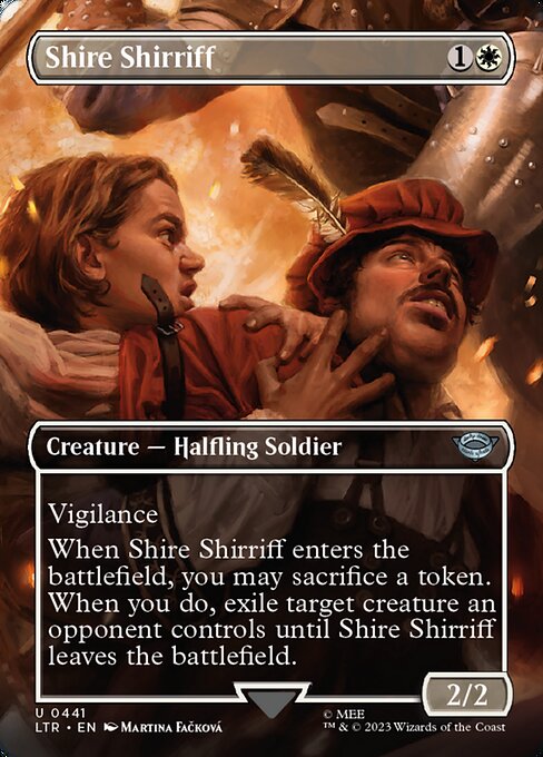 MTG Shire Shirriff LTR 441 Borderless Nonfoil