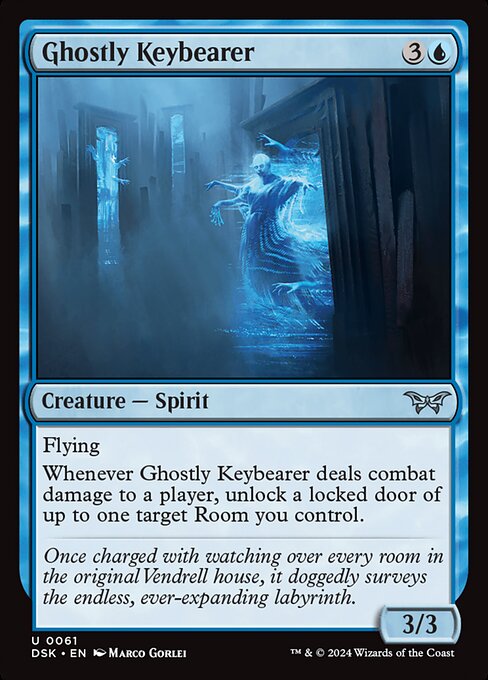 MTG Ghostly Keybearer DSK 061 Regular Nonfoil