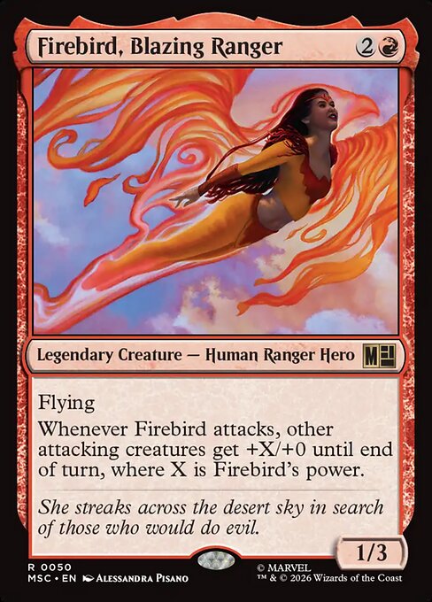 MTG Firebird, Blazing Ranger MSC 050 Regular Surge Foil