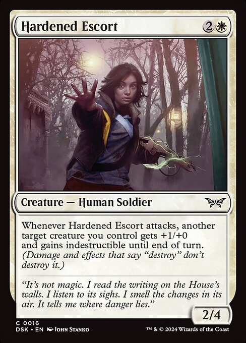 MTG Hardened Escort DSK 016 Regular Nonfoil