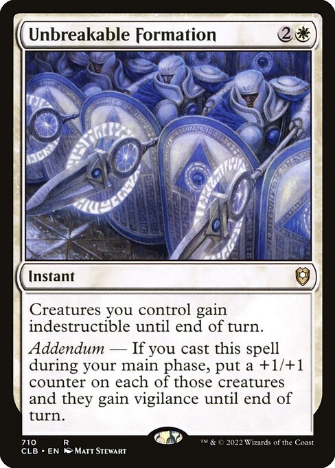 MTG Unbreakable Formation CLB 710 Commander Deck Nonfoil