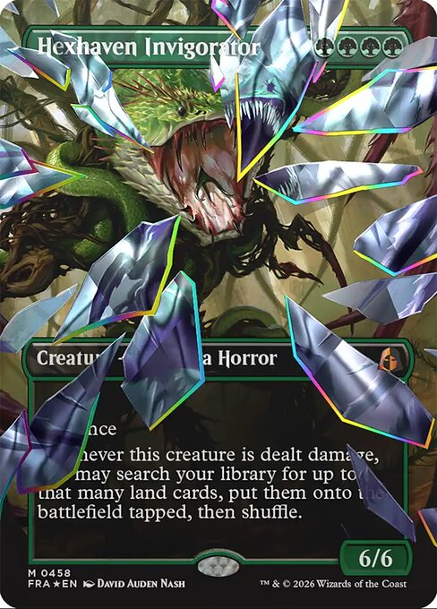 MTG Hexhaven Invigorator FRA 458 Shattered Mirror Facet Foil front