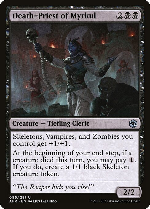 MTG Death-Priest of Myrkul AFR 095 Regular Nonfoil