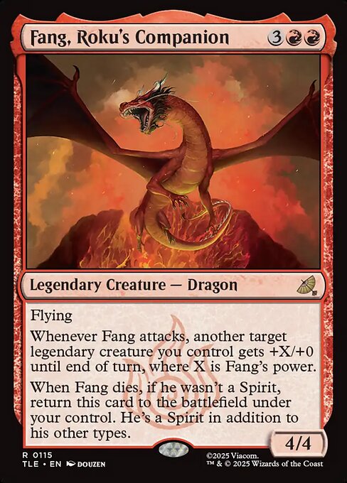 MTG Fang, Roku's Companion [TLE 115] Foil