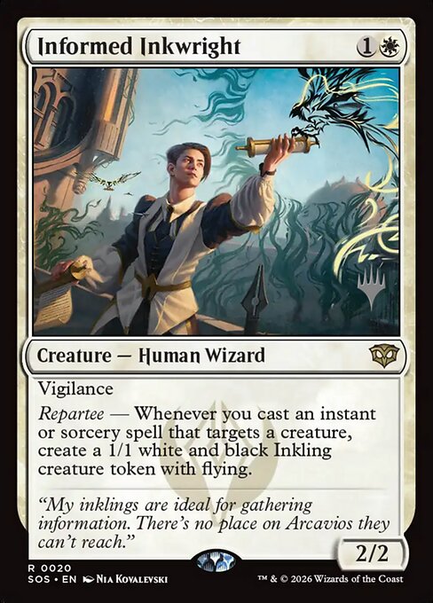 MTG Informed Inkwright PSOS 020P Promo Pack Foil
