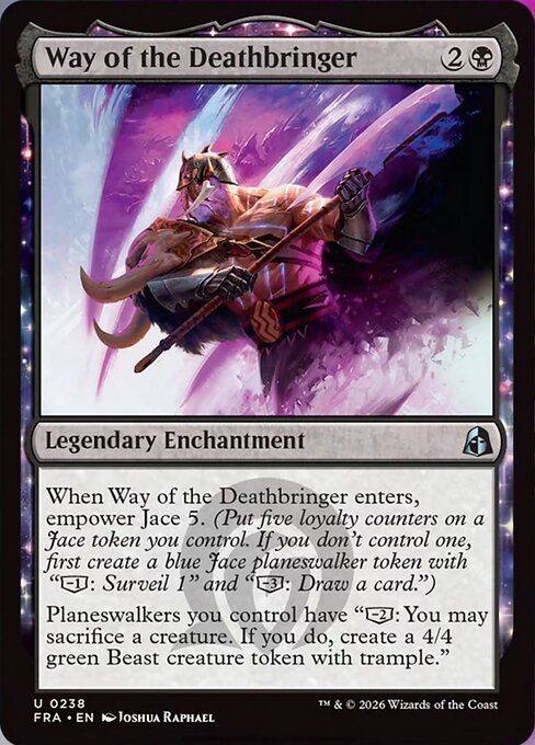 MTG Way of the Deathbringer FRA 238 Standard Nonfoil front