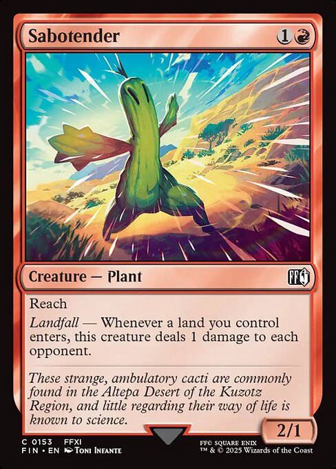 MTG Sabotender FIN 153 Regular Foil