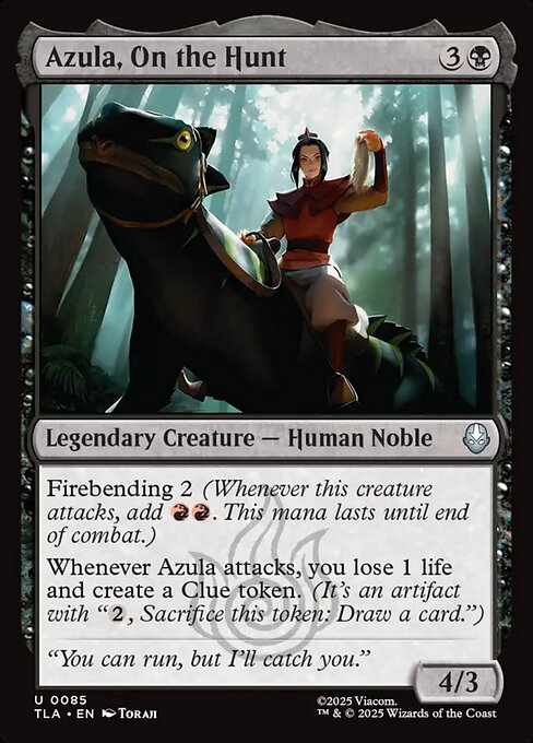 MTG Azula, On the Hunt TLA 085 Regular Nonfoil