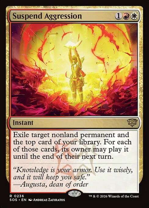 MTG Suspend Aggression SOS 236 Regular Foil