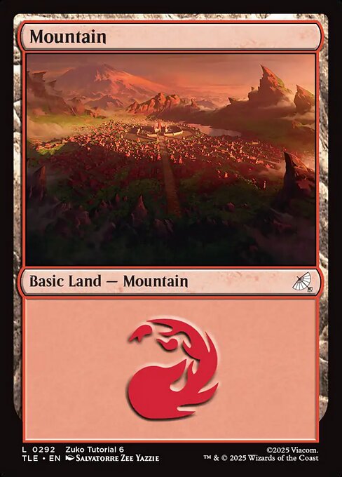MTG Mountain [TLE 292] Nonfoil