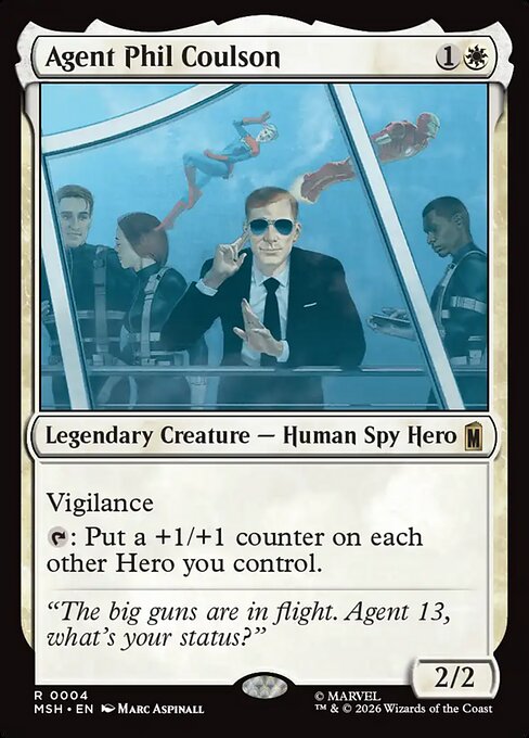 MTG Agent Phil Coulson MSH 004 Regular Nonfoil