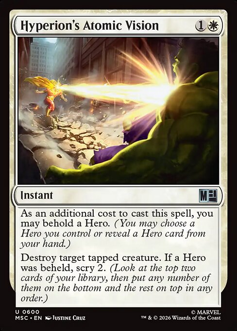 MTG Hyperion's Atomic Vision MSC 600 Regular Foil