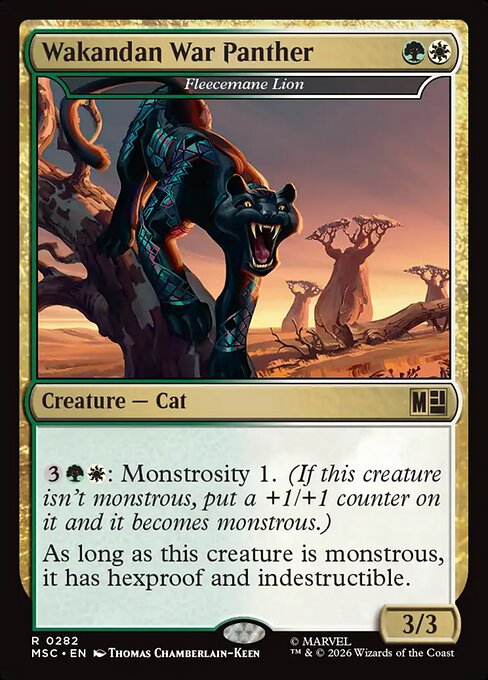 MTG Fleecemane Lion MSC 282 Regular Surge Foil