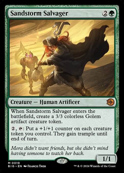 MTG Sandstorm Salvager BIG 019 Regular Nonfoil