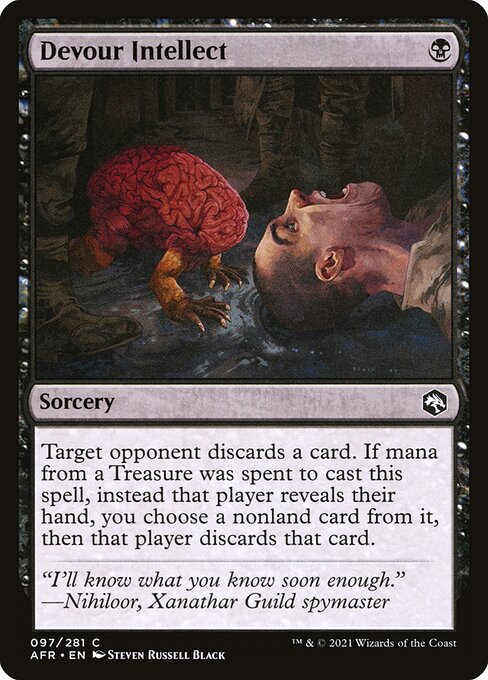 MTG Devour Intellect AFR 097 Regular Nonfoil