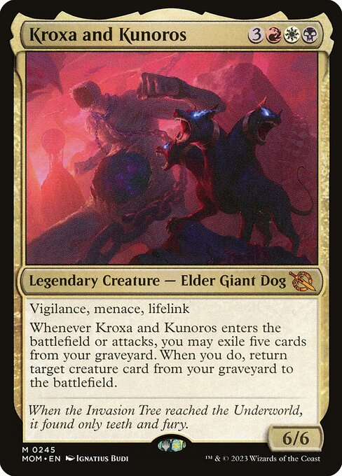 MTG Kroxa and Kunoros MOM 245 Regular Nonfoil