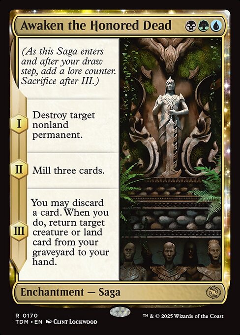 MTG Awaken the Honored Dead TDM 170 Regular Foil