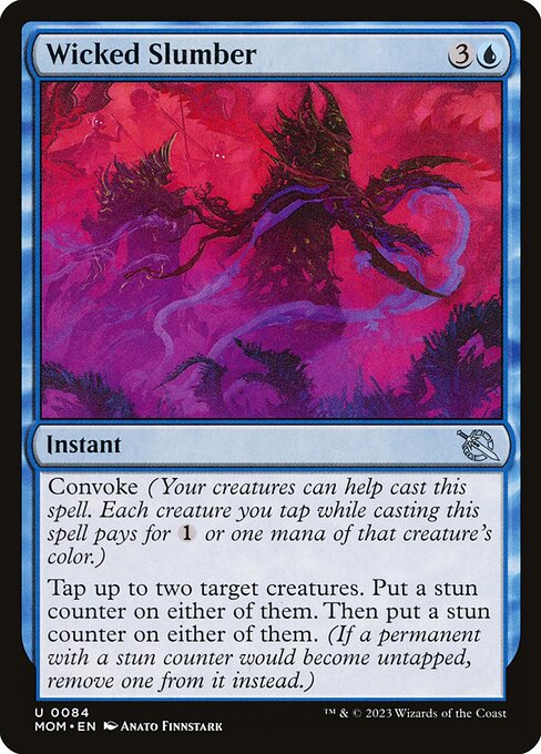 MTG Wicked Slumber MOM 084 Regular Foil