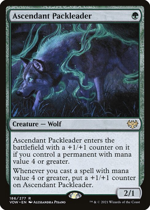 MTG Ascendant Packleader VOW 186 Standard Nonfoil front