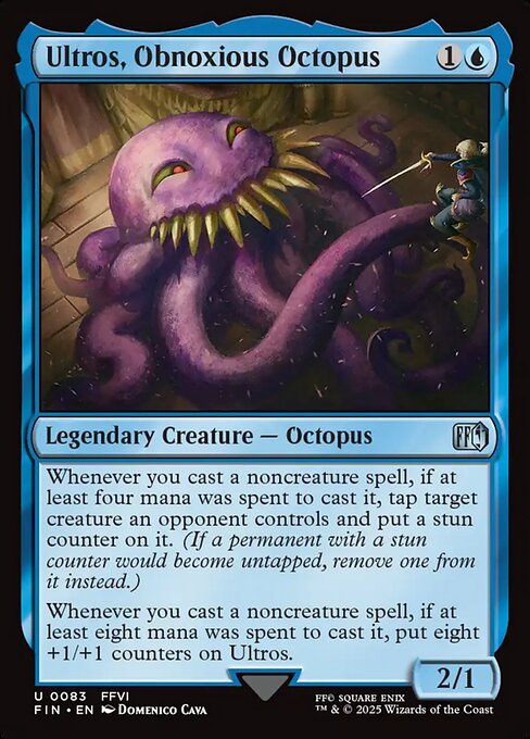 MTG Ultros, Obnoxious Octopus FIN 083 Regular Nonfoil