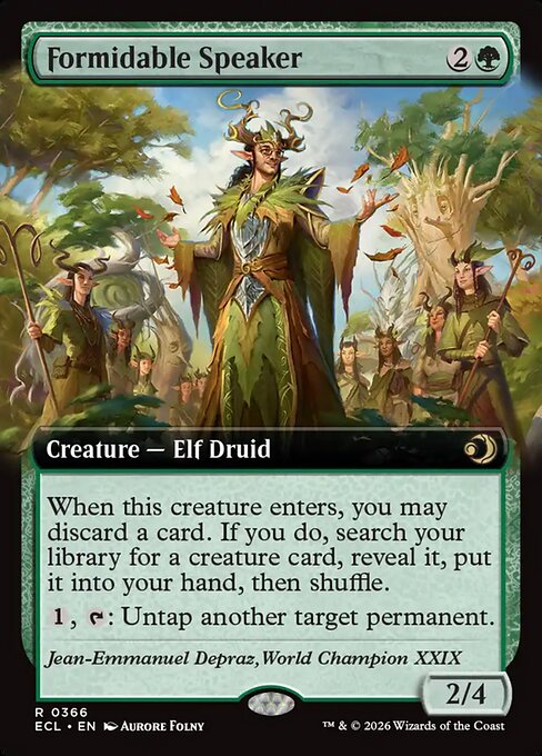 MTG Formidable Speaker ECL 366 Extended Art Nonfoil
