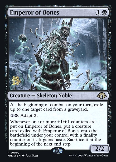 MTG Emperor of Bones PMH3 090s Prerelease Foil