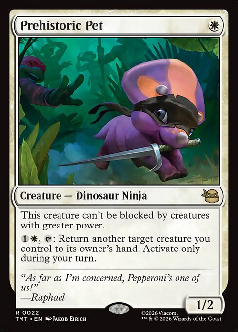 MTG Prehistoric Pet TMT 022 Regular Foil