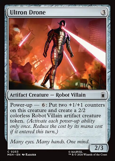 MTG Ultron Drone MSH 253 Regular Foil