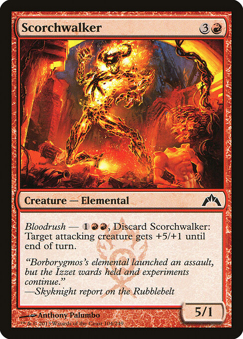 MTG Scorchwalker GTC 104 Regular Nonfoil