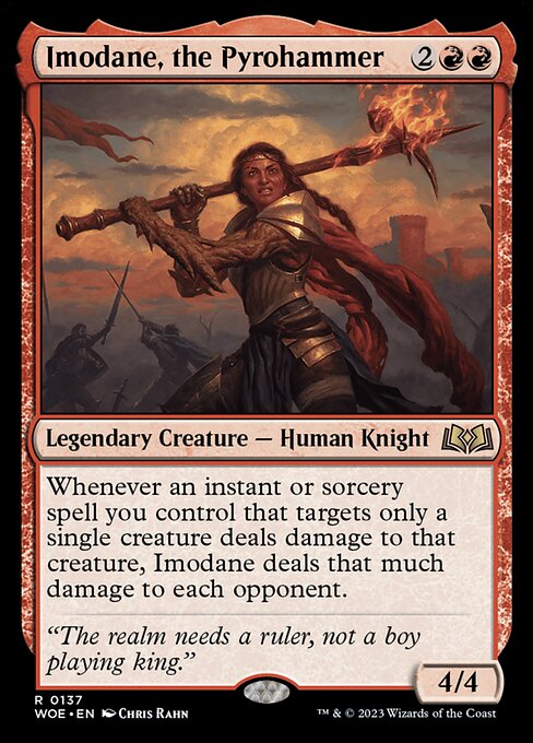 MTG Imodane, the Pyrohammer WOE 137 Regular Nonfoil