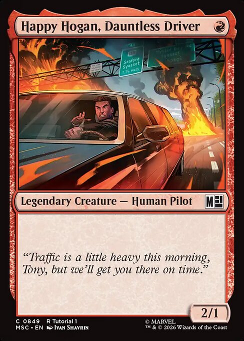 MTG Happy Hogan, Dauntless Driver MSC 849 Regular Nonfoil