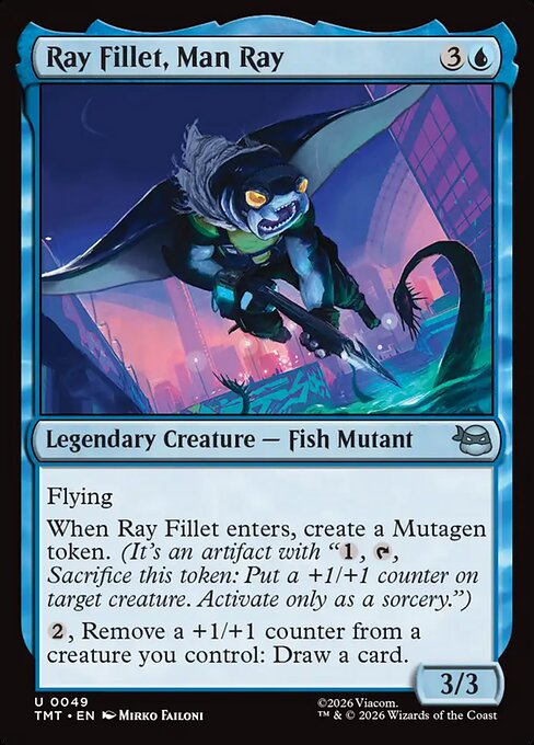 MTG Ray Fillet, Man Ray TMT 049 Regular Foil