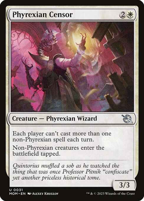 MTG Phyrexian Censor MOM 031 Regular Nonfoil