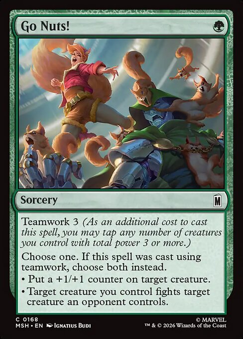 MTG Go Nuts! MSH 168 Regular Foil