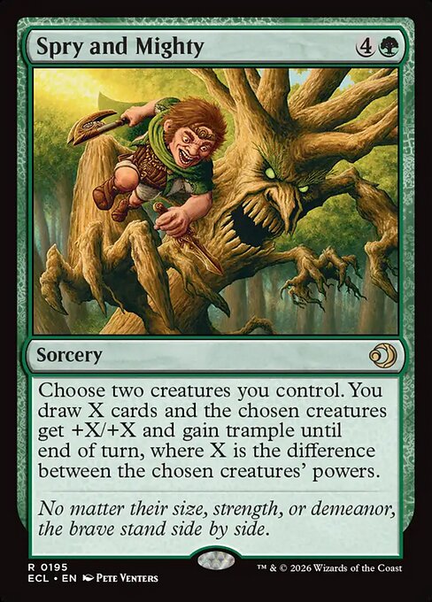 MTG Spry and Mighty ECL 195 Regular Nonfoil