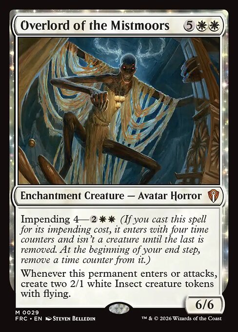 MTG Overlord of the Mistmoors FRC 029 Standard Nonfoil front