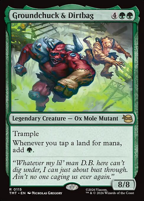 MTG Groundchuck & Dirtbag TMT 115 Regular Foil
