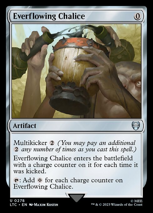 MTG Everflowing Chalice LTC 278 Alternate Art Nonfoil