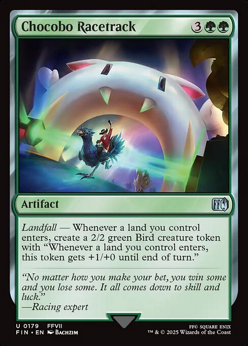 MTG Chocobo Racetrack FIN 179 Regular Foil