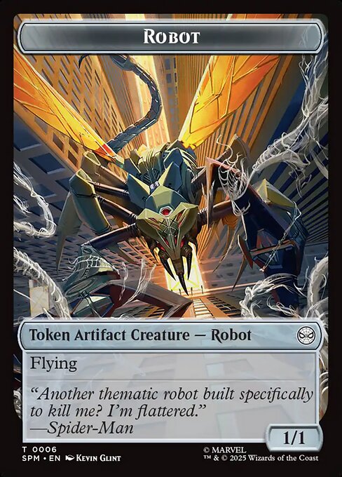 MTG Robot Token SPM 006 Token Nonfoil