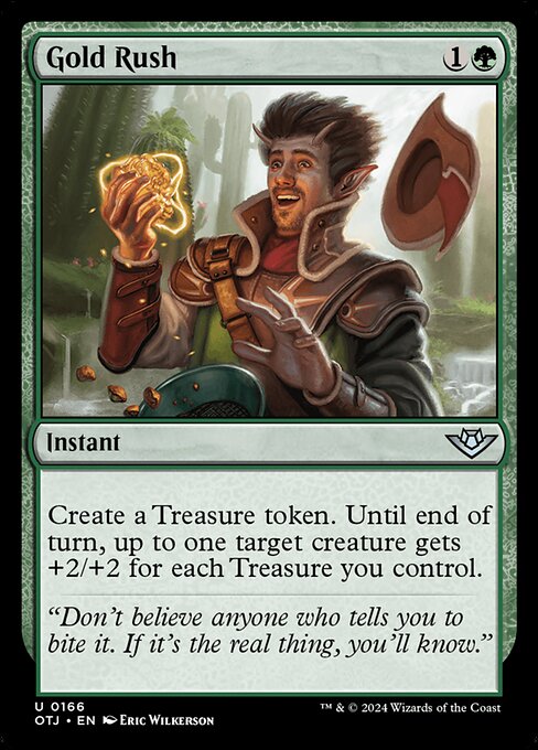 MTG Gold Rush OTJ 166 Regular Foil