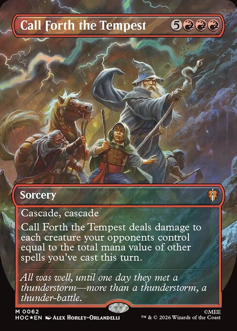 MTG Call Forth the Tempest HOC 062 Regular Foil
