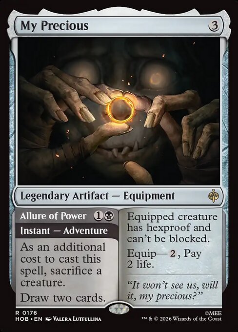 MTG My Precious // Allure of Power HOB 176 Regular Nonfoil
