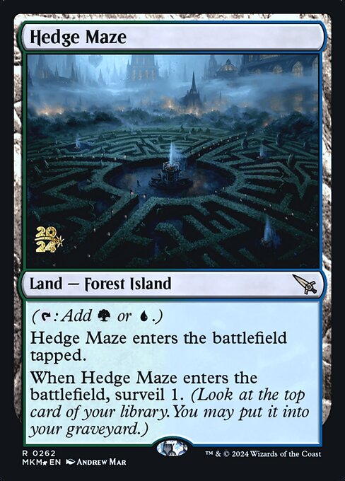 MTG Hedge Maze PMKM 262s Prerelease Foil
