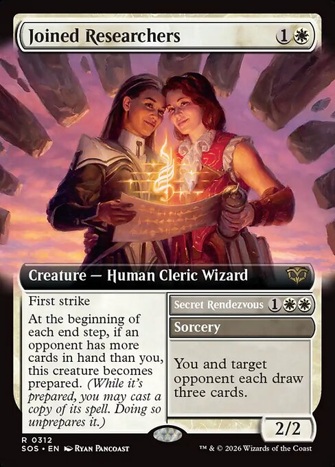 MTG Joined Researchers // Secret Rendezvous SOS 312 Extended Art Nonfoil