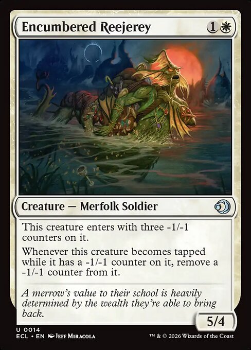 MTG Encumbered Reejerey ECL 014 Regular Nonfoil