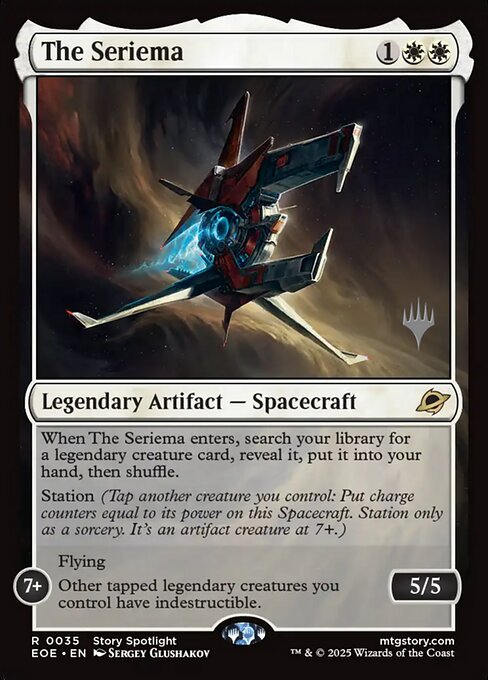 MTG The Seriema PEOE 035p Promo Pack Foil