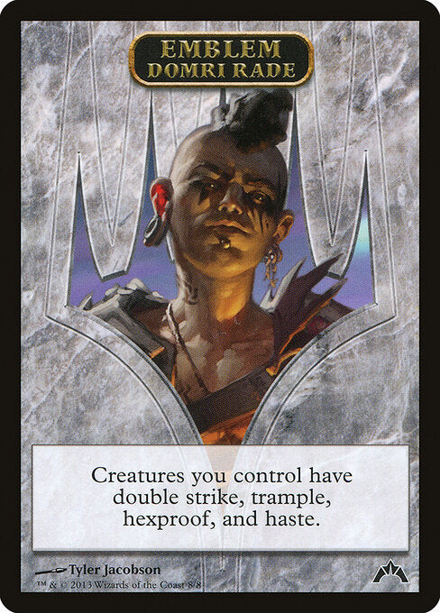 MTG Domri Rade Emblem GTC 008 Emblem Nonfoil