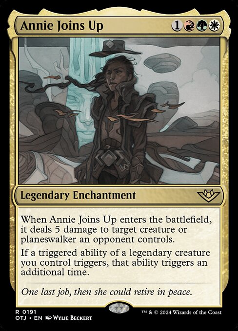 MTG Annie Joins Up OTJ 191 Regular Foil
